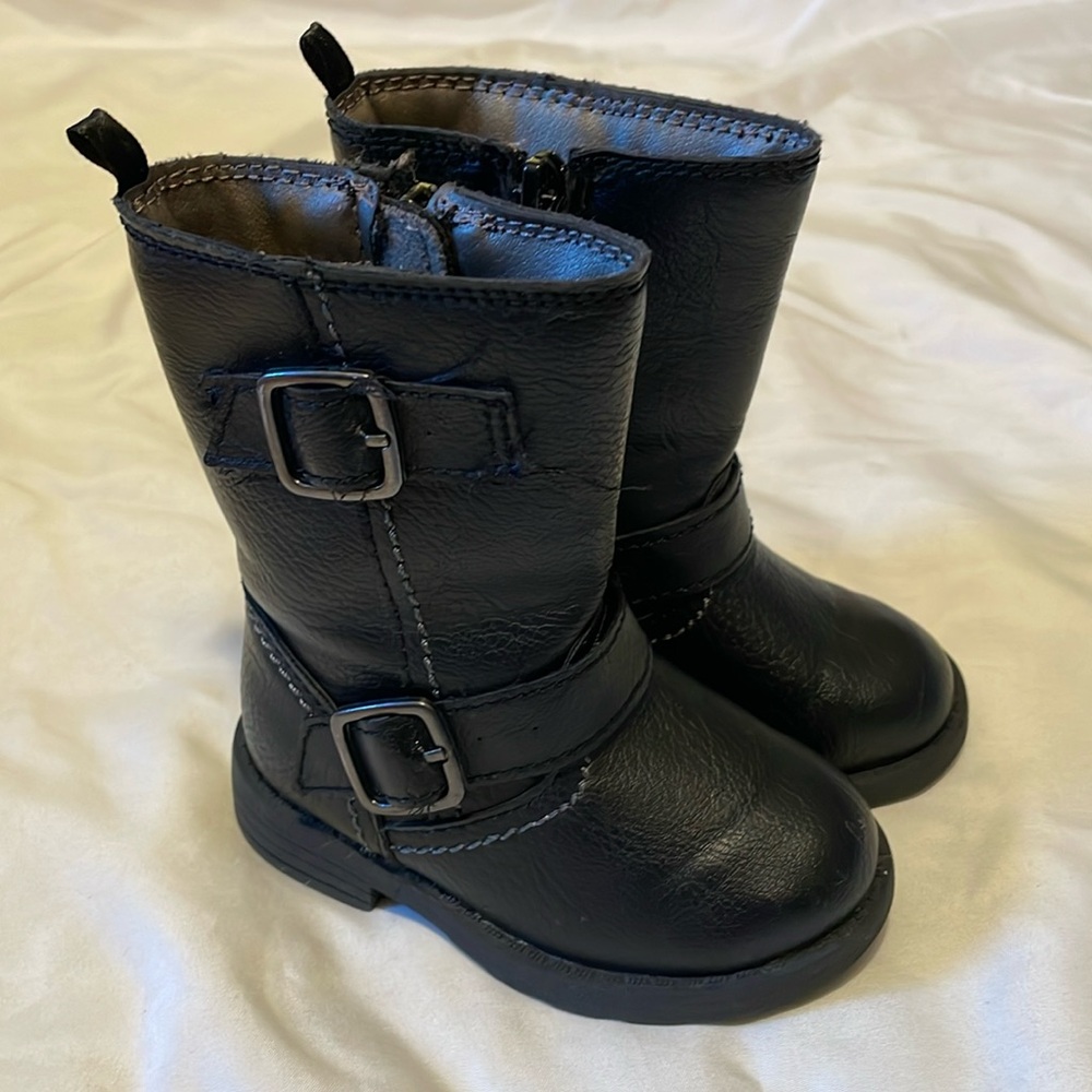 Black boots girl